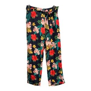 Soft Surroundings Floral wide leg pants size 14-16